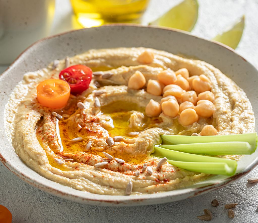 Hummus clásico.