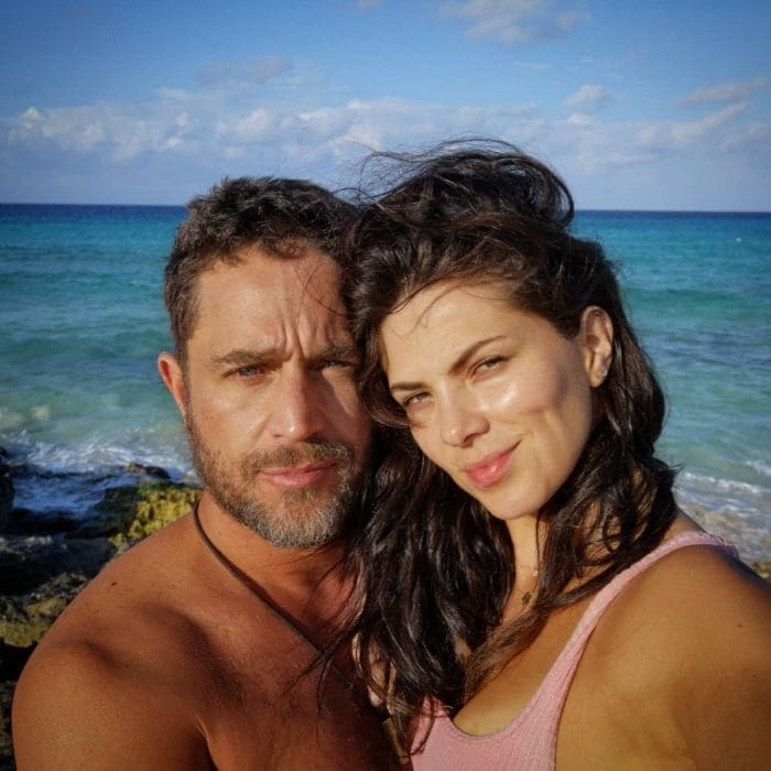 Michel Brown y Margarita Muñoz 