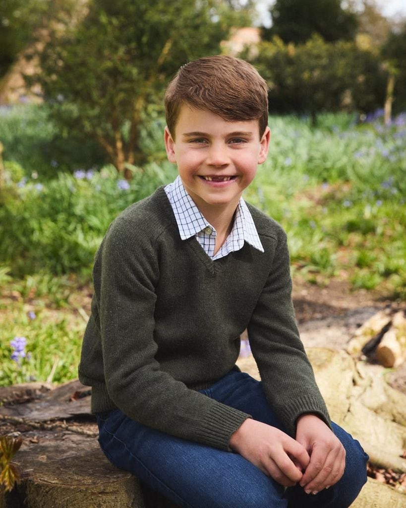 Imangen para celebrar que el príncipe Louis cumple 7 años