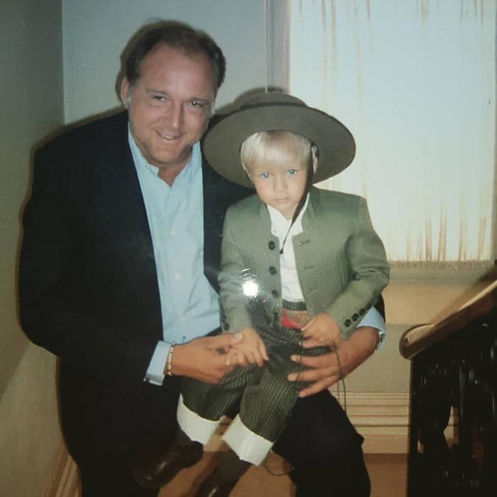 Pepe Barroso con su hijo Jaime