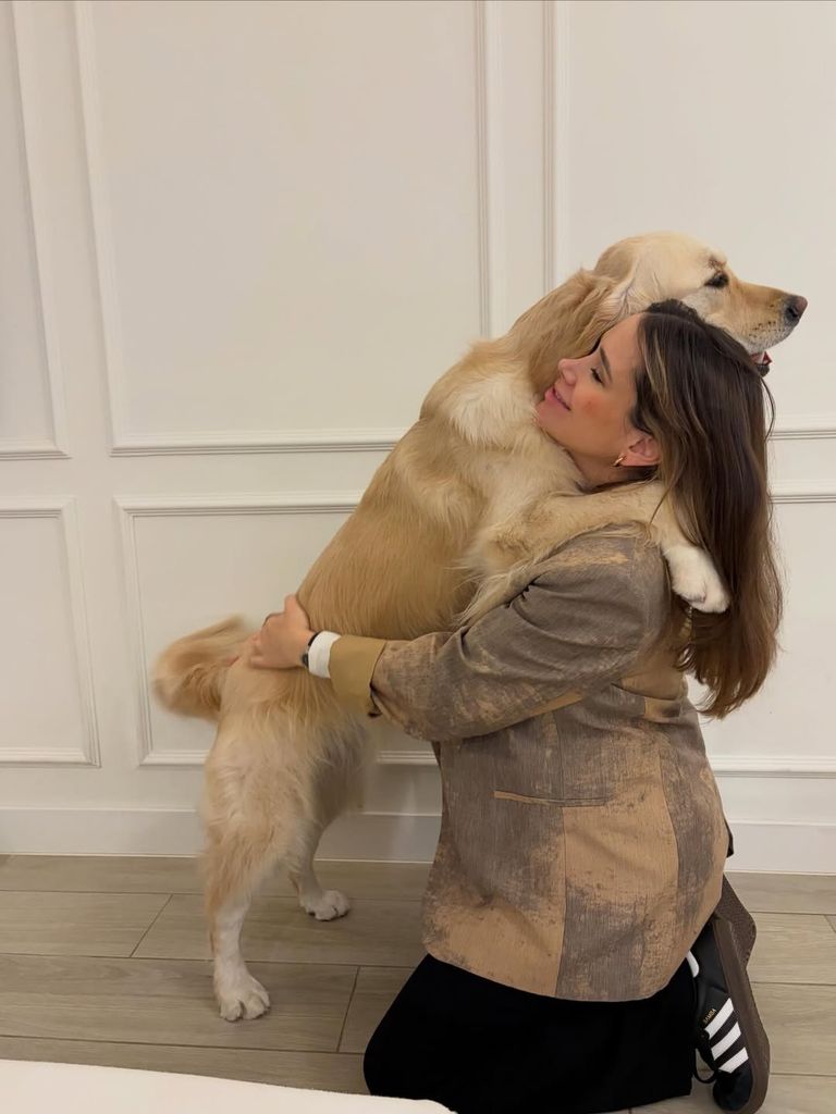 Su perrita es ahora su gran apoyo y la mejor compañía