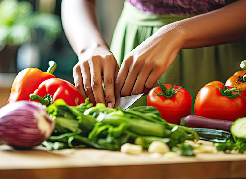 Cortar verduras