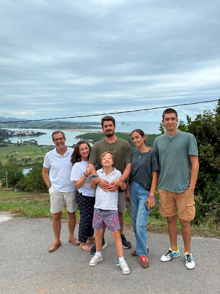 Parte de la familia Muniesa Robles en sus vacaciones