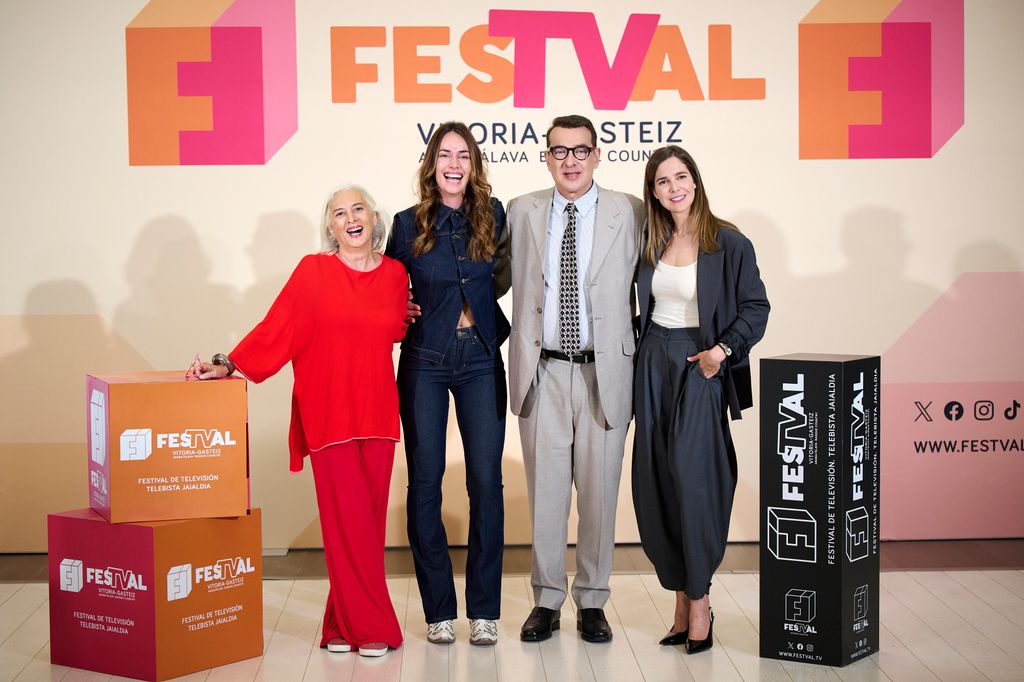 Mariola Cubells, Irene Esser, Luis Merlo y Natalia Sánchez en el evento.