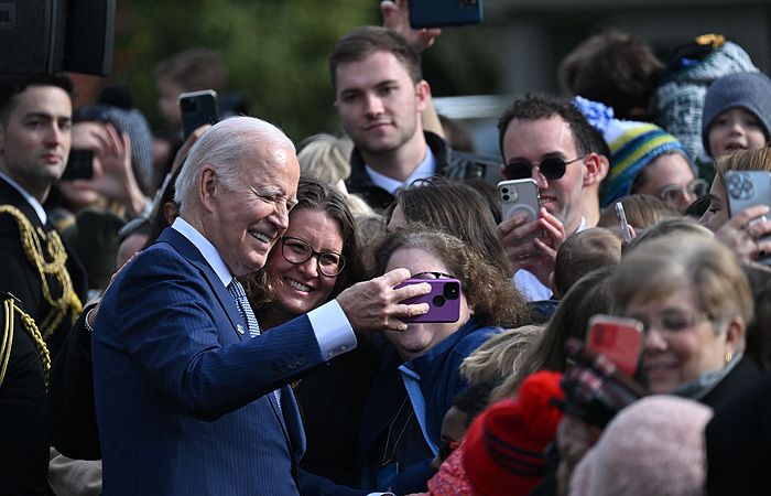 Joe Biden en su cumpleaños 