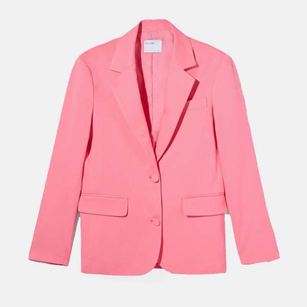 blazer entallada bershka