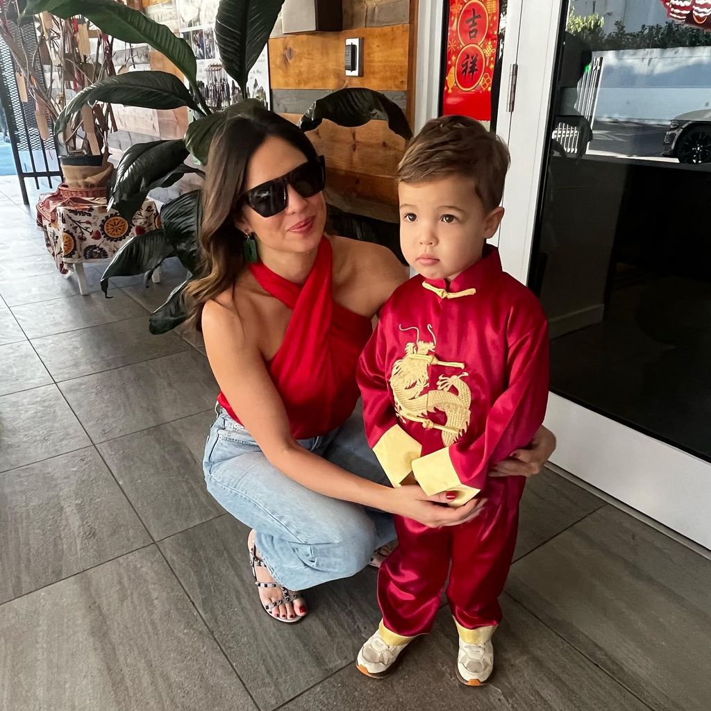 Pamela Silva y su hijo Ford Liam