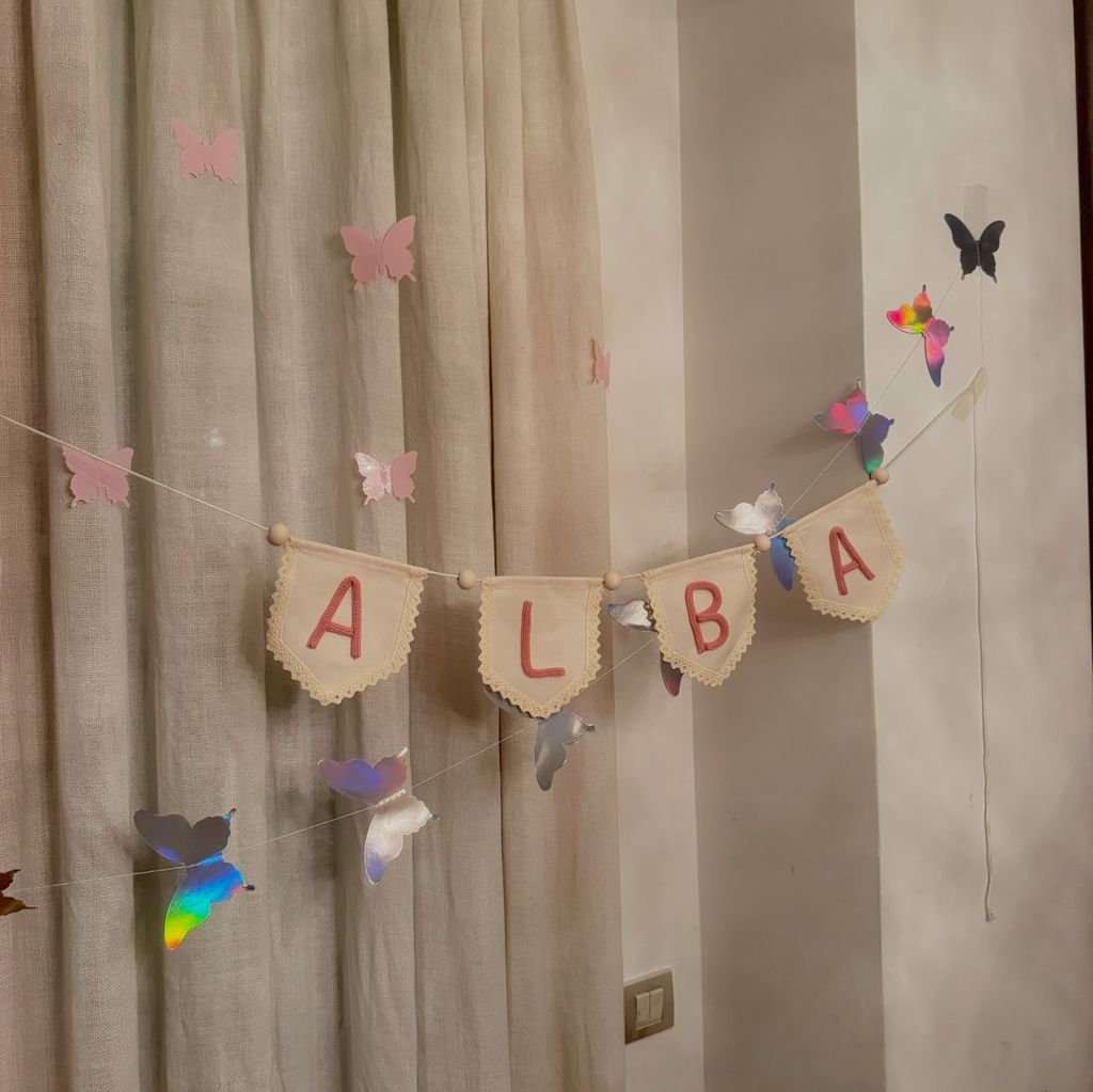 Detalle de la fiesta de cumpleaños de Alba