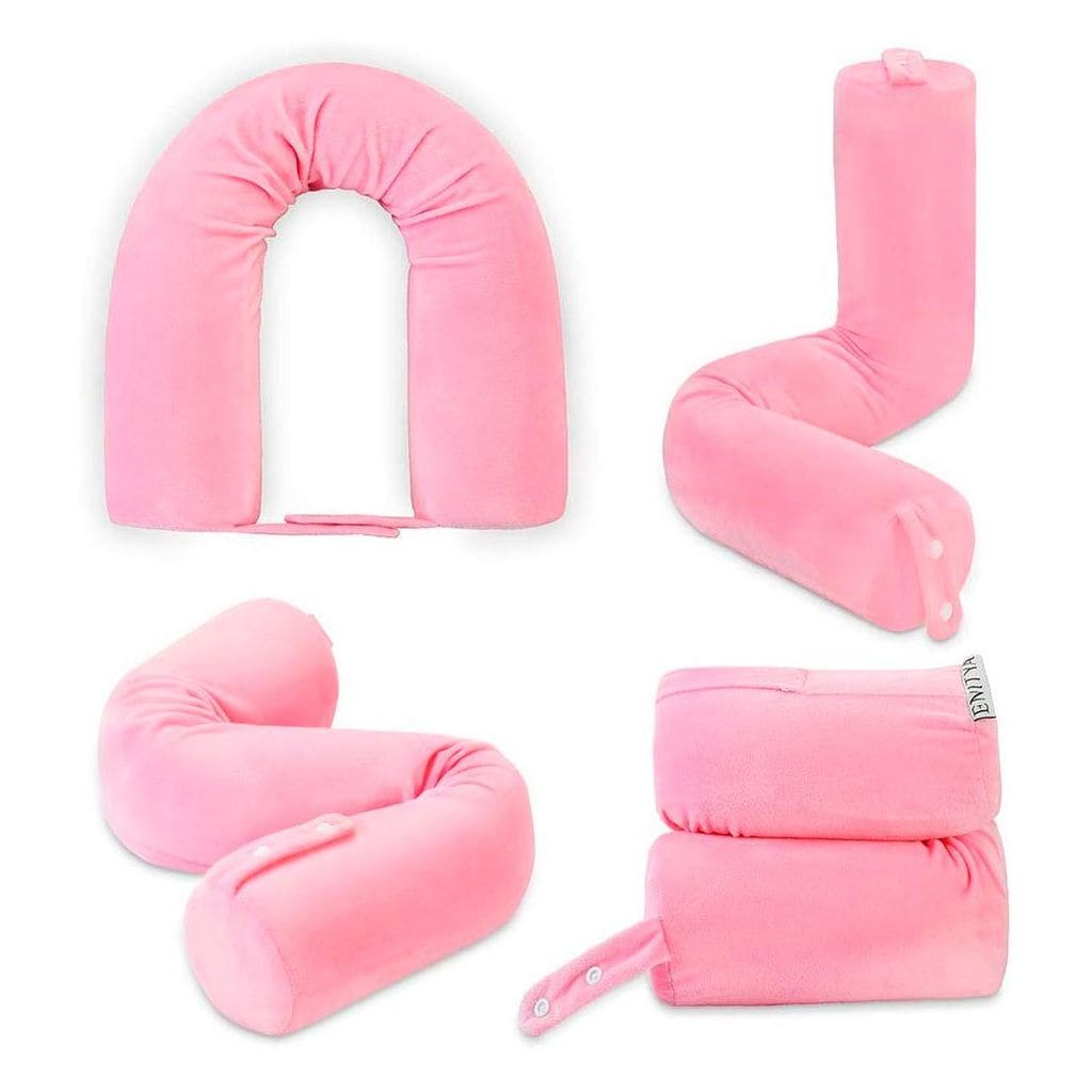 enyta twist travel neck pillow memory foa