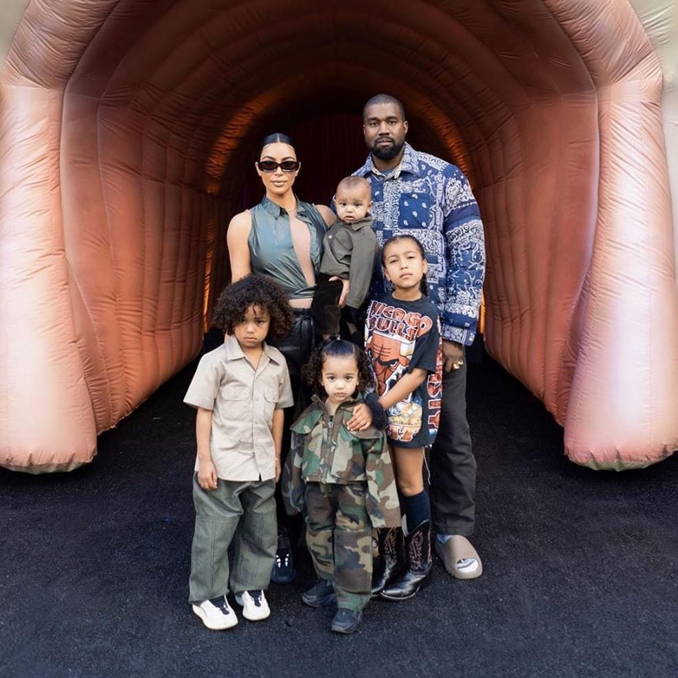Kim Kardahian y su familia