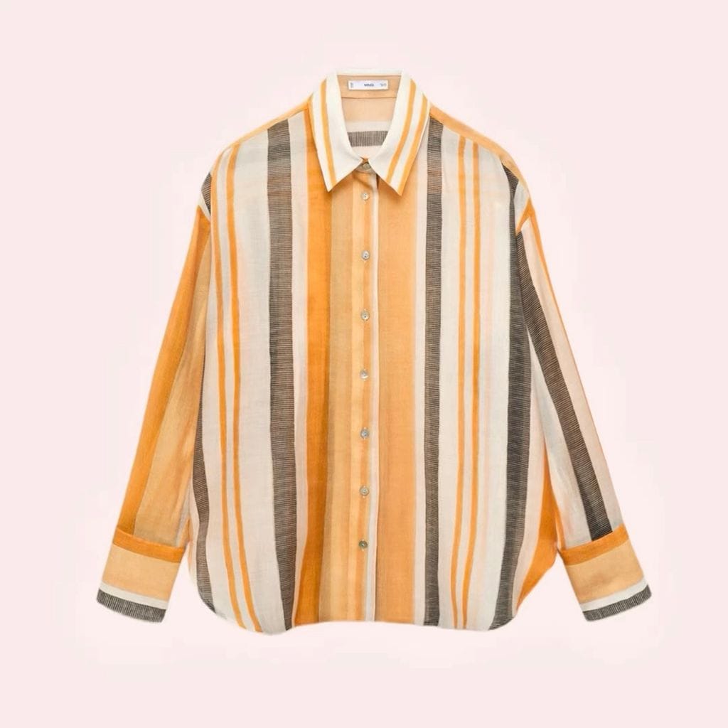 Camisa de rayas de Mango