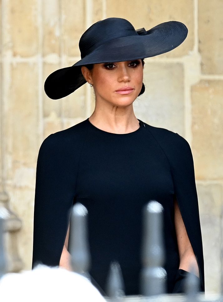 Meghan Markle en el funeral de la reina Isabel II en la Abadía de Westminster, el 19 de septiembre de 2022.