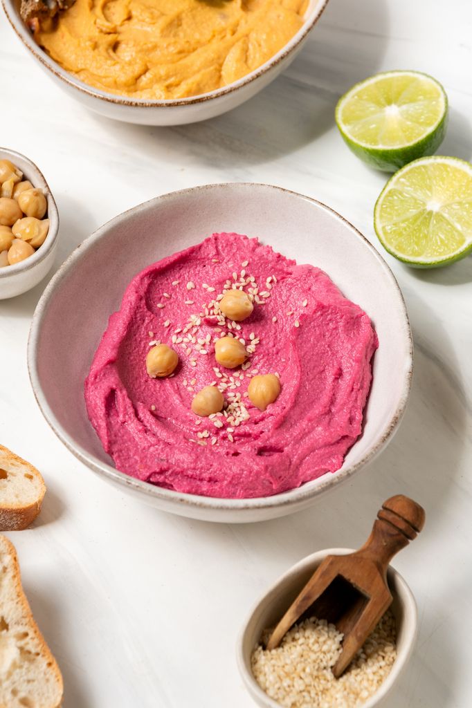 Hummus de remolacha