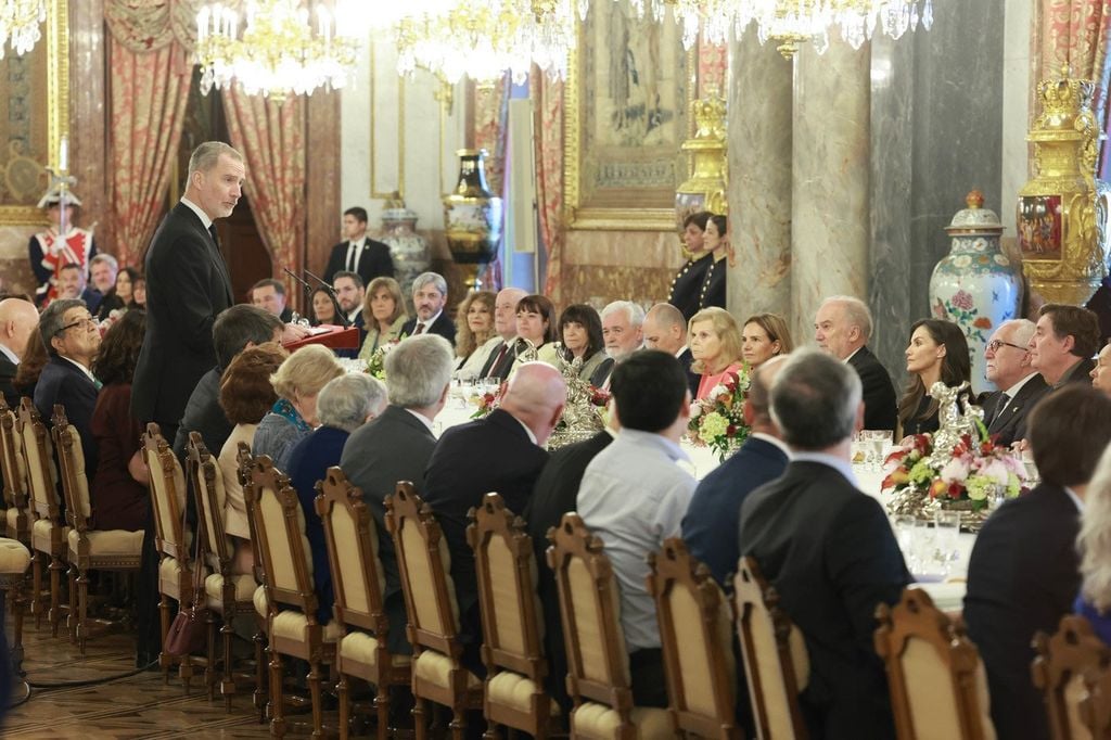 Rey Felipe en el discurso del almuerzo del Premio Cervantes 2024