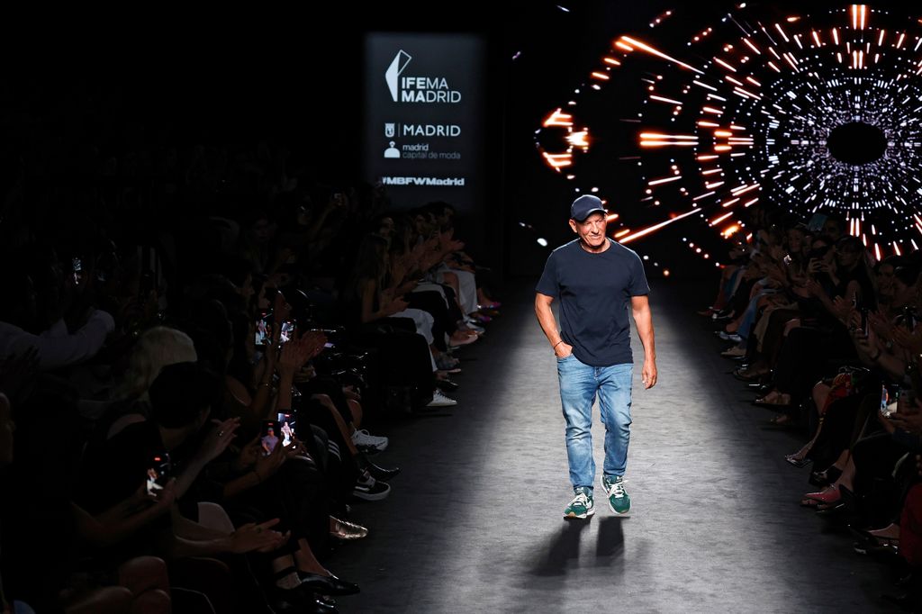 Custo Barcelona en la 82º edición de Mercedes-Benz Fashion Week Madrid, donde presentó su nueva colección.