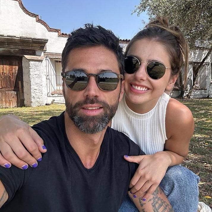 Michelle Renaud y Matías Novoa
