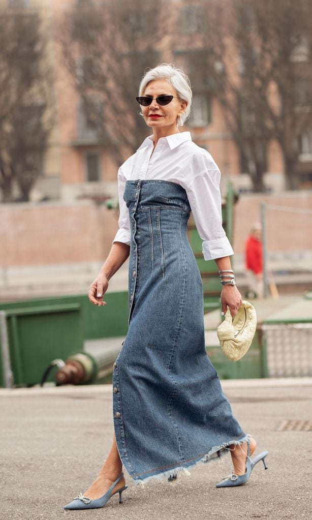 denim dress