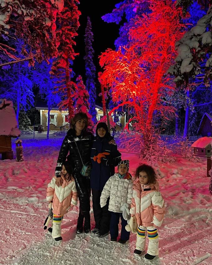 Georgina  Rodríguez y sus niños