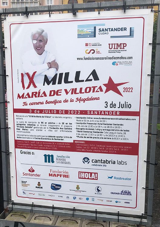 Imagen del cartel promocional del Torneo de Tenis María de Villota 