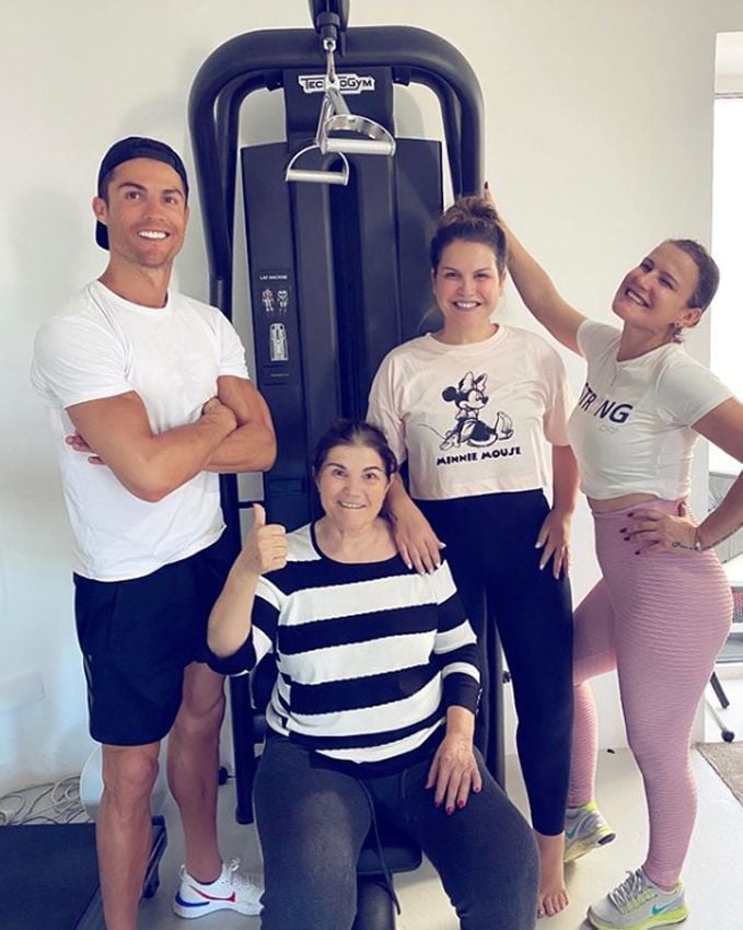 Cristiano Ronaldo y Dolores Aveiro