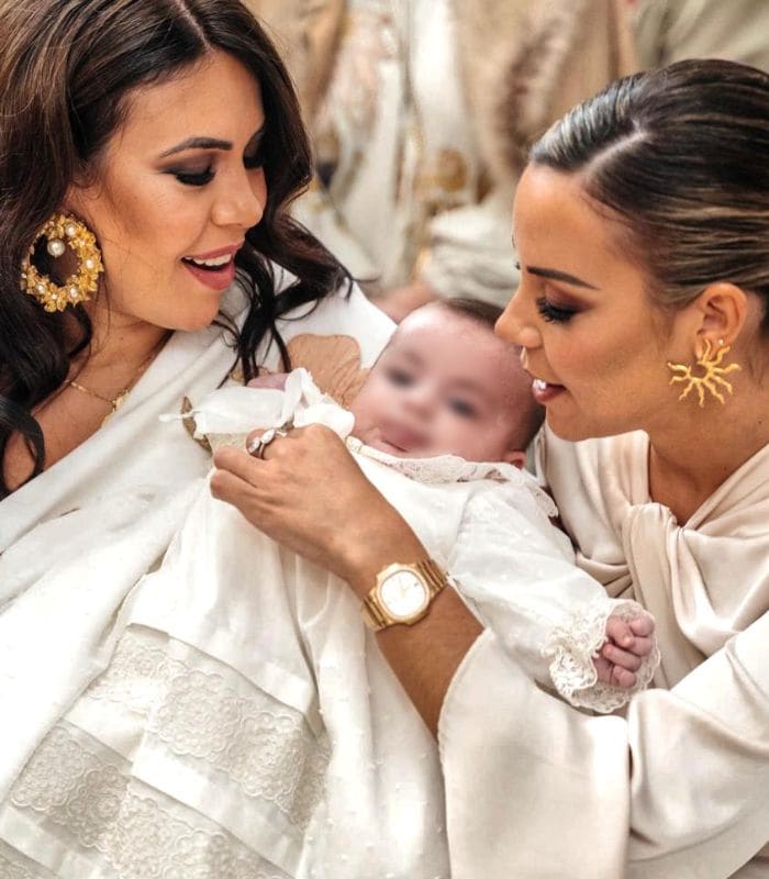 Alba Silva con su hermana Rocío y su sobrino