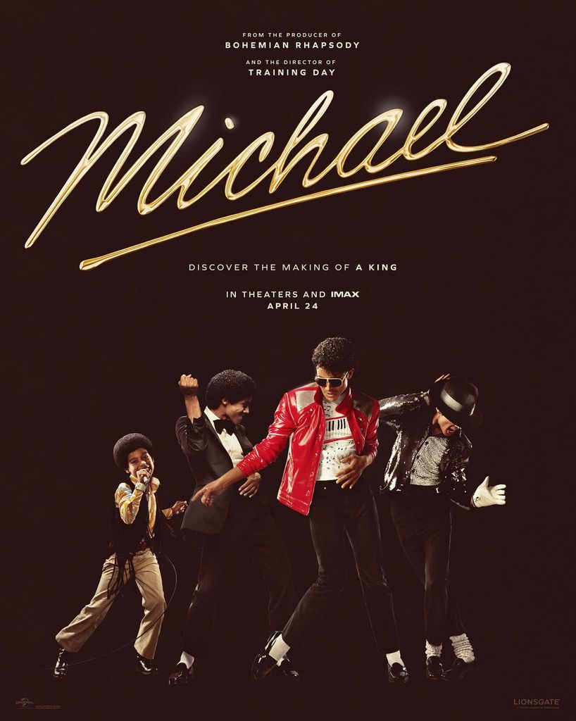 Poster de 'Michael' que se estrenará en cines el 24 de abril de 2026.