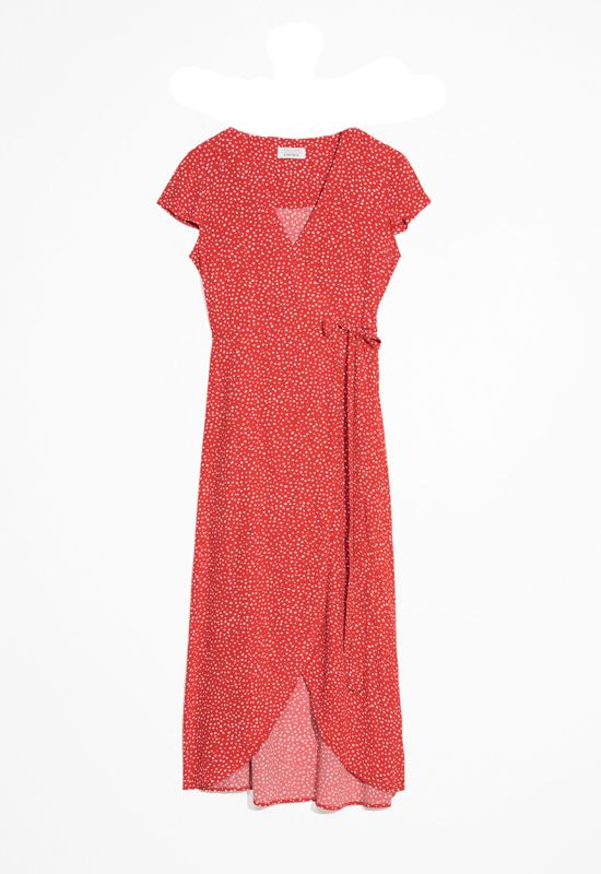 vestido mini lunares