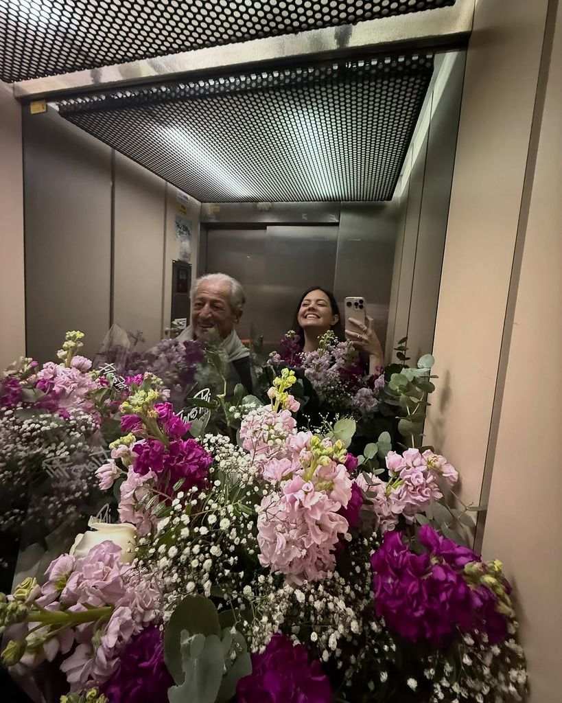 Isabelle Junot con su padre Phillipe Junot