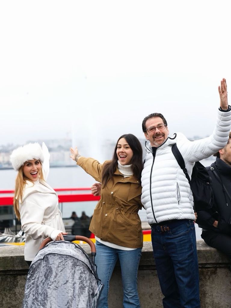 Sofía Rivera Torres, Andrea y Eduardo Videgaray.