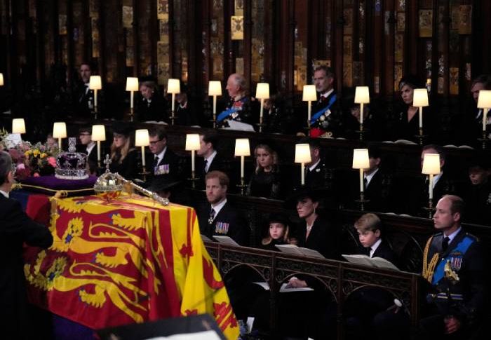 Ceremonia en honor a Isabel II en Windsor