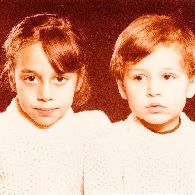 Mónica Naranjo y su hermano, Enrique