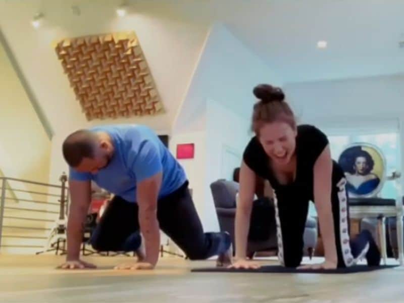 Thalía realiza su primera sesión de TacFit
