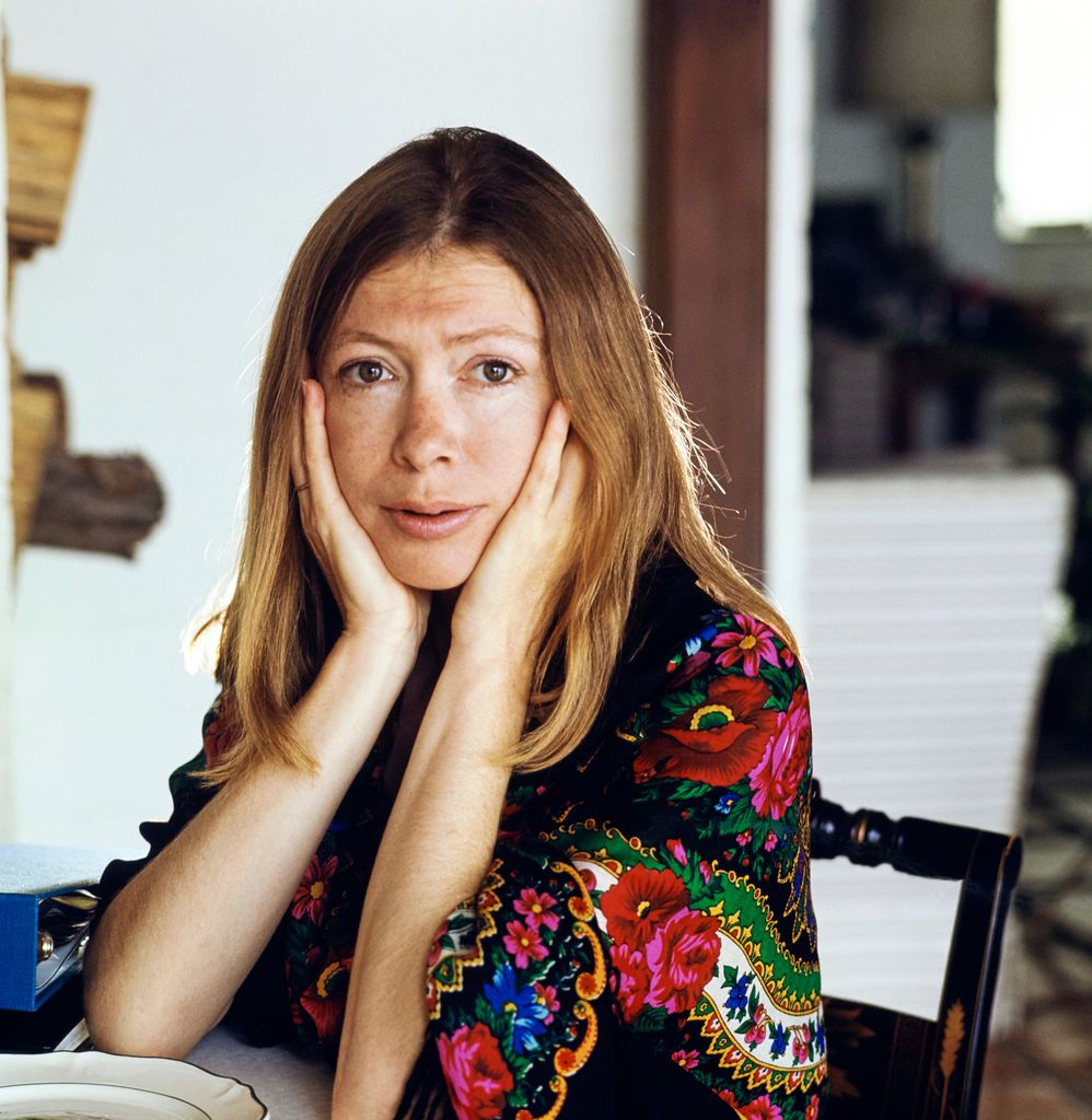 La escritora Joan Didion