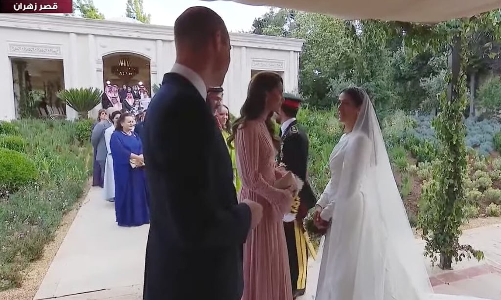 William and Kate in Jordan for royal wedding