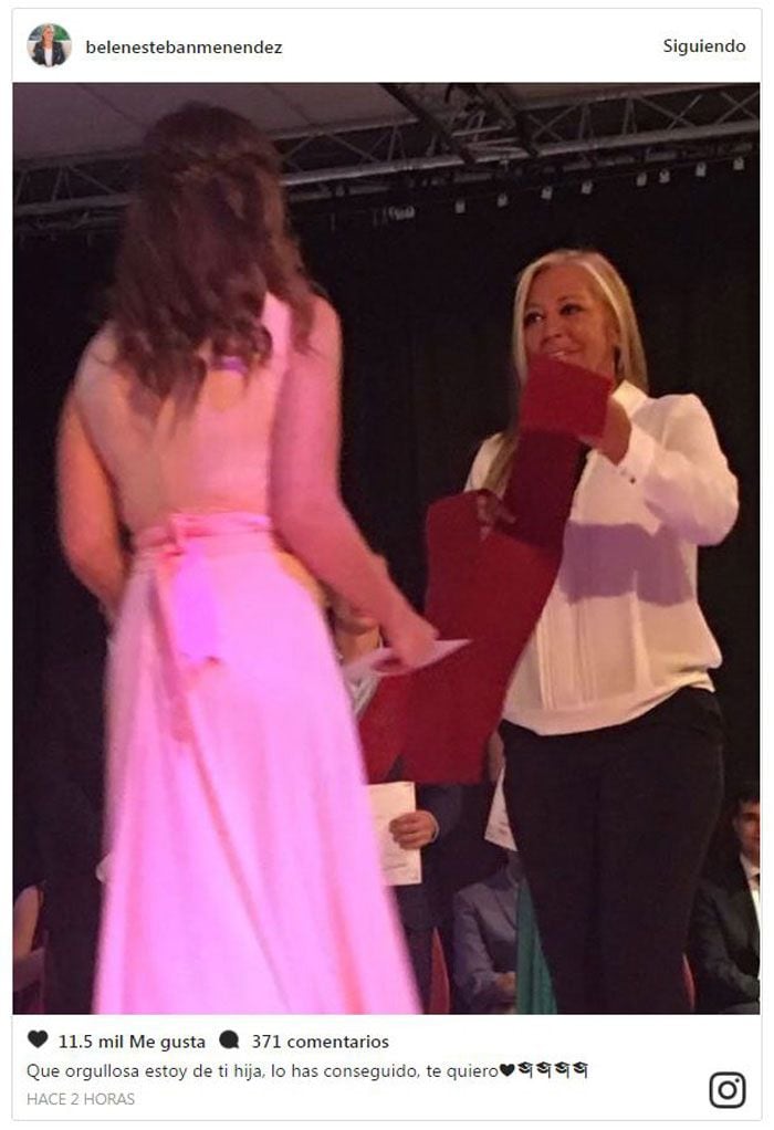 Belén Esteban orgullosa de su hija Andrea