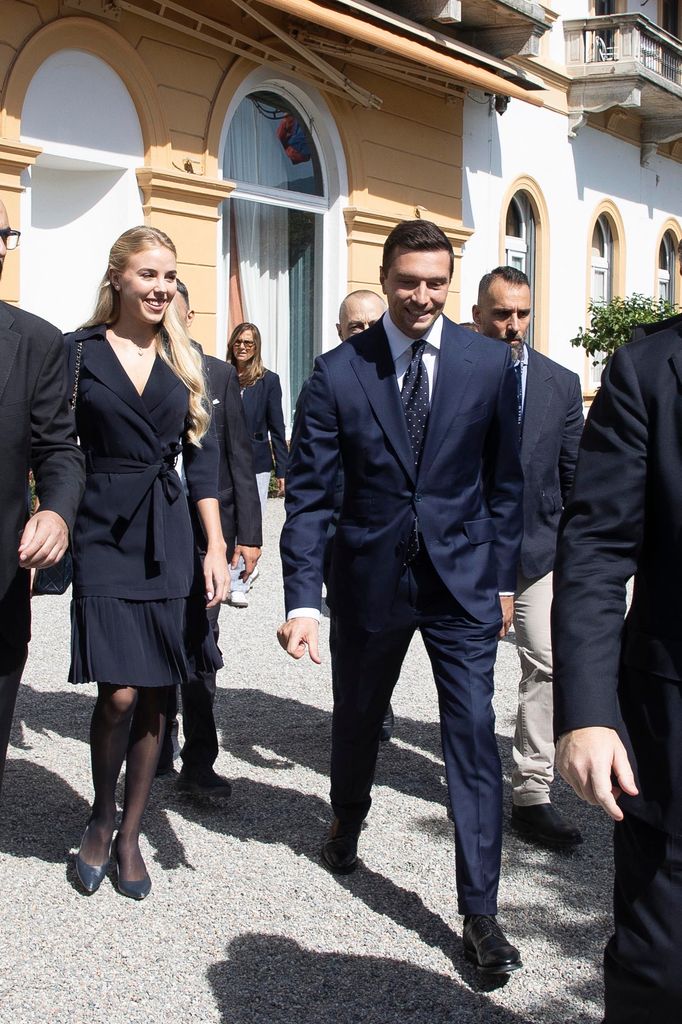 María Carolina de Borbón-Dos Sicilias acompaña por primera vez a Jordan Bardella en un acto político