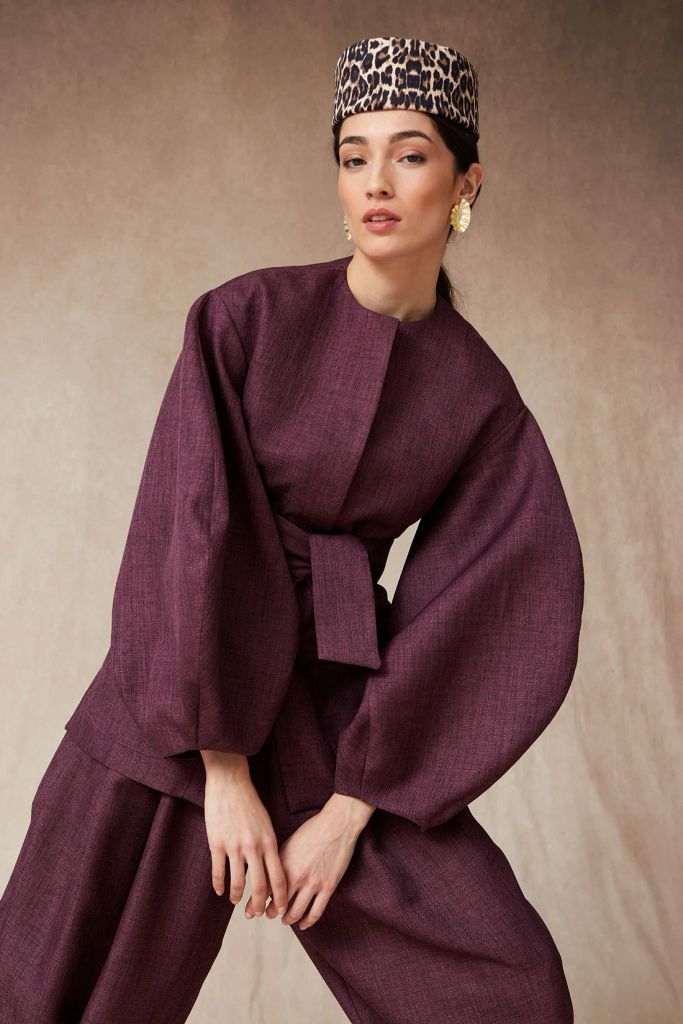 Traje de chaqueta con mangas ballon de Coosy