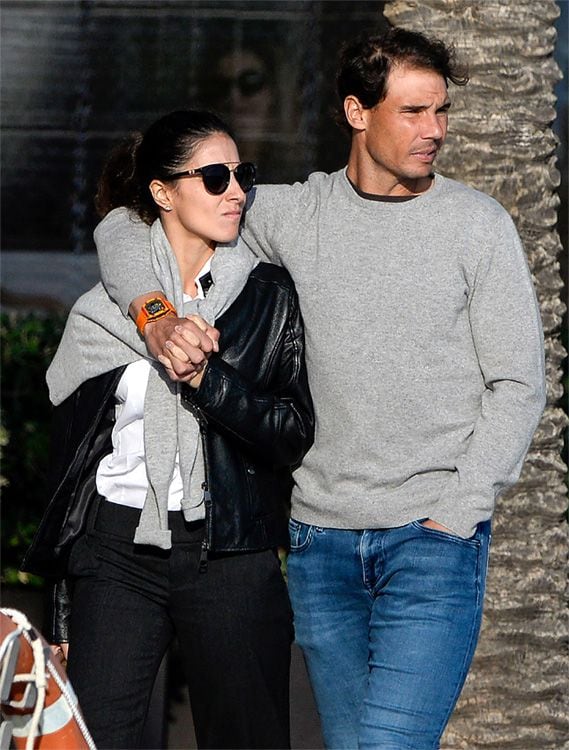 Rafa Nadal y Mery Perelló