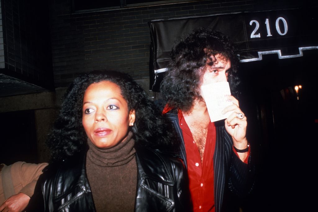 Diana Ross y Gene Simmons en 1979 en New York City