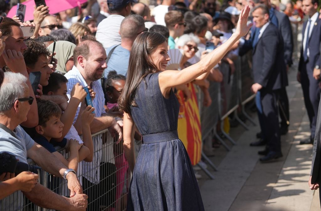 La reina Letizia en Barcelona