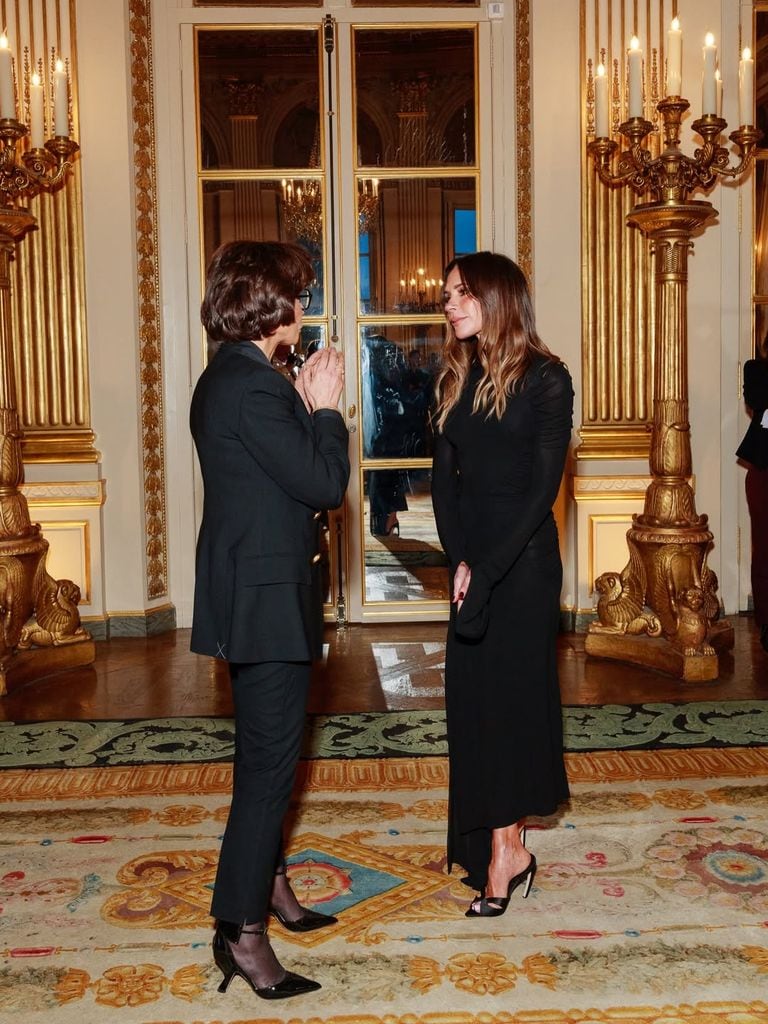 Victoria y Rachida Dati, ministra de Cultura de Francia