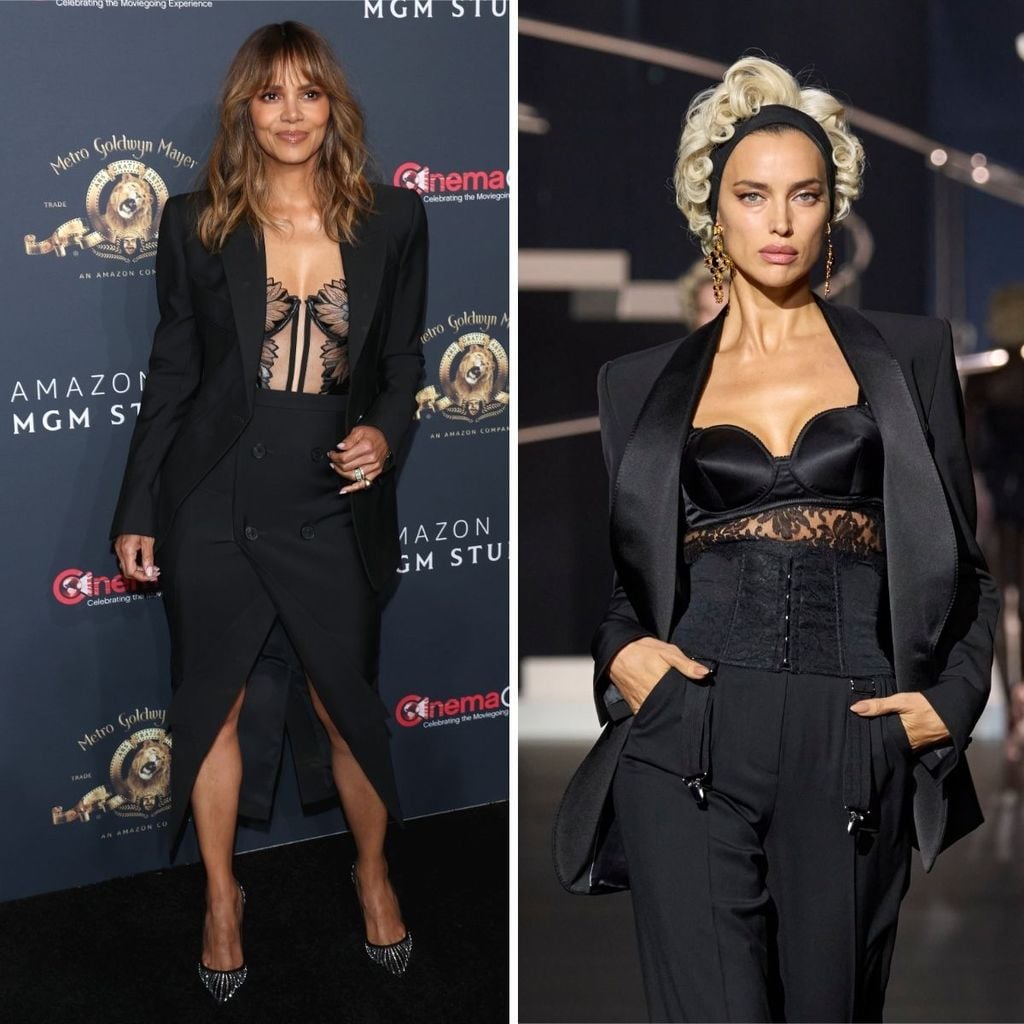 Halle Berry lució un elegante atuendo similar a algunos que vimos en la semana de la moda