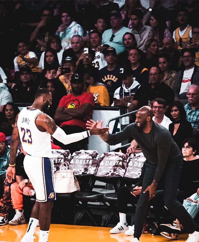 LeBron James y Kobe Bryant