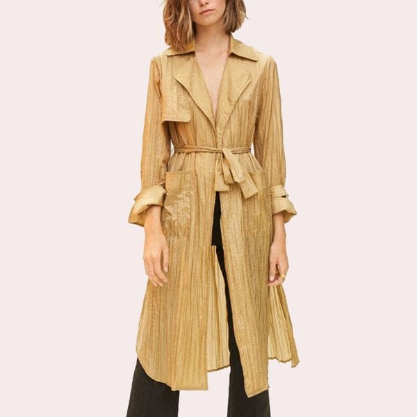chaqueta plisada lola