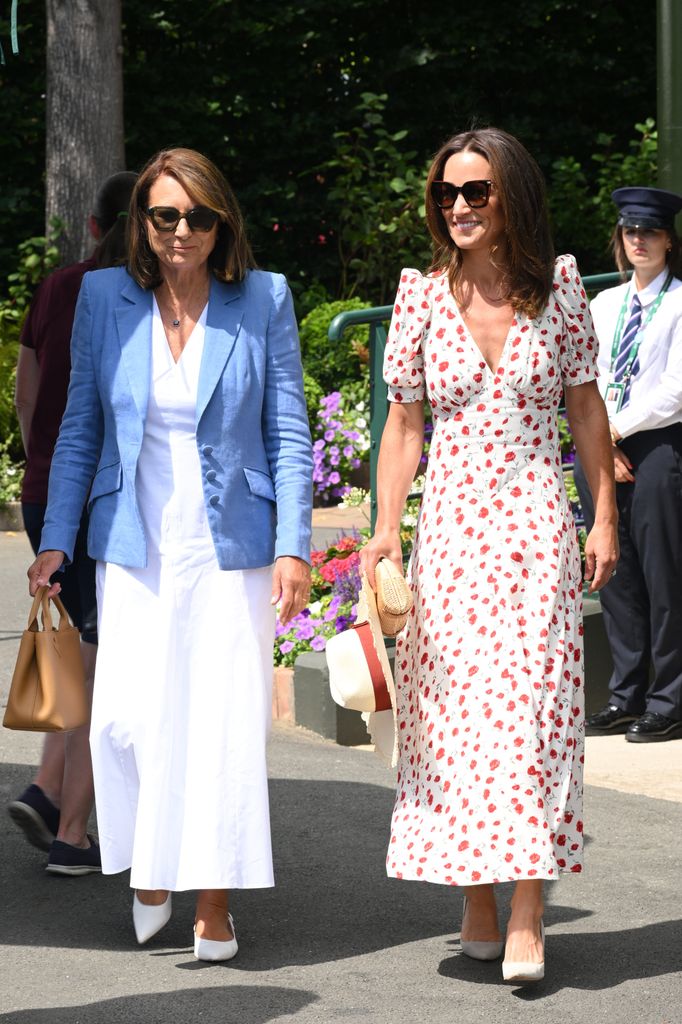 Carole Middleton y Pippa Middleton en Wimbledon 2026.