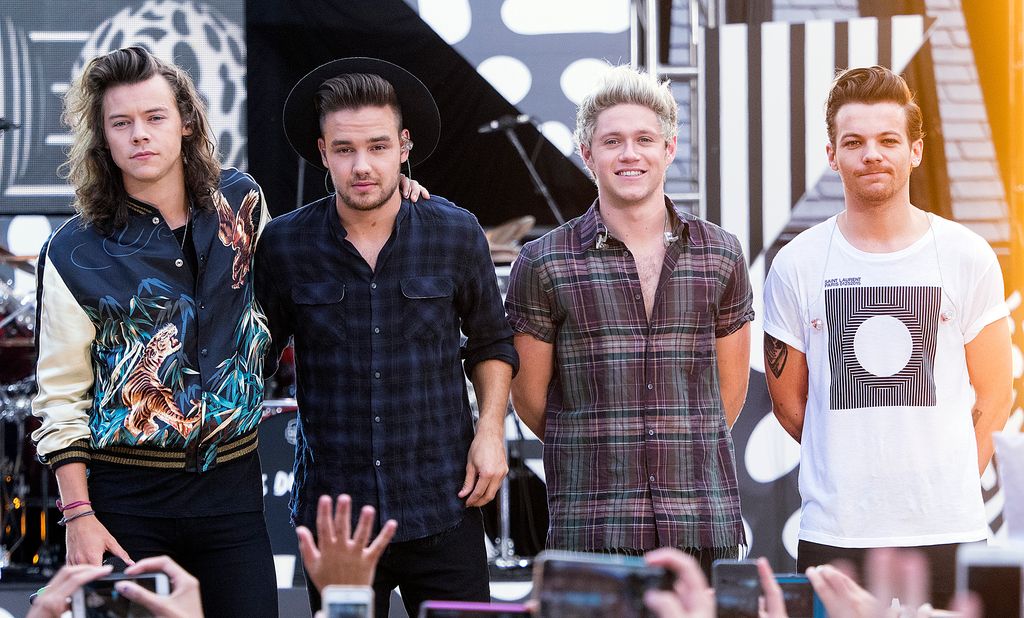 De izquierda a derecha: Harry Styles, Liam Payne, Niall Horan y Louis Tomlinson