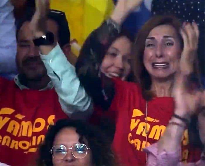 Toñi, madre de Carolina Marín