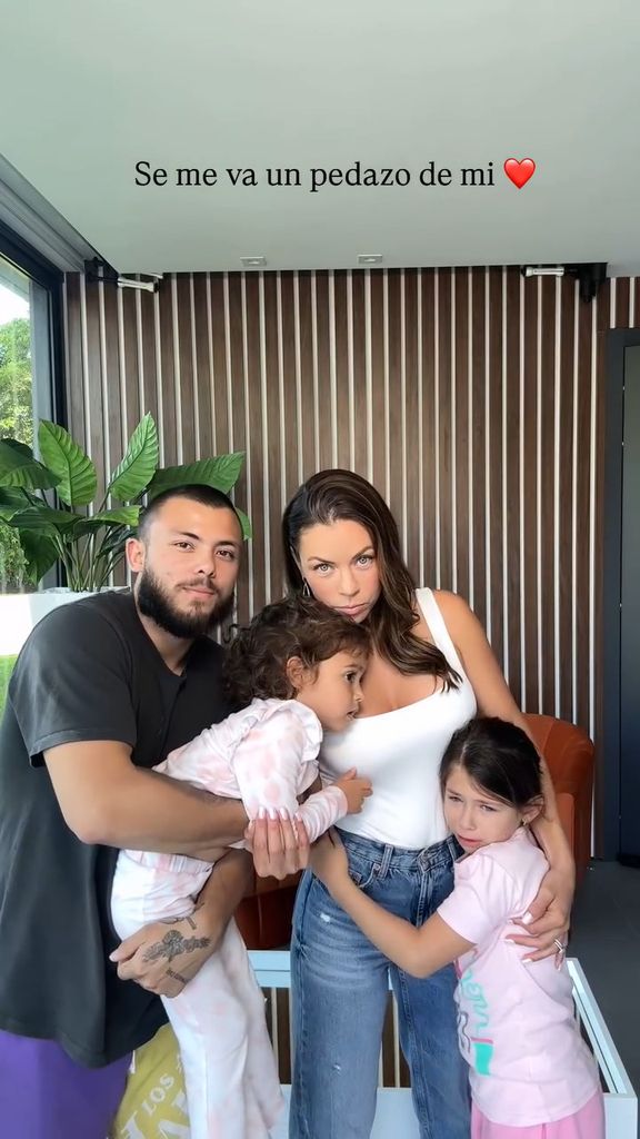 Luna, la segunda hija de Ximena Duque, fue quien más resintió la mudanza de Cristan 