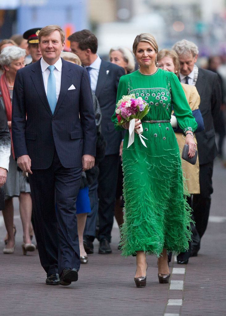 La reina Máxima de Holanda de camino al 'Freedom Concert', Ámsterdam, 2014.