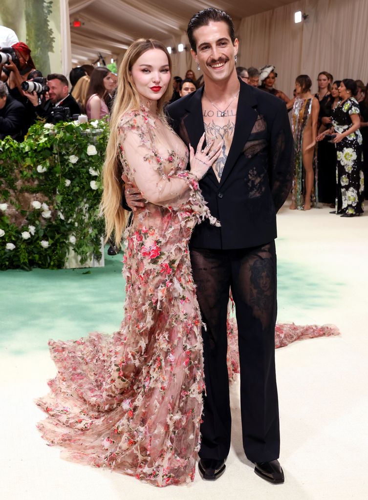 Dove Cameron y Damiano David en la MET Gala 2024